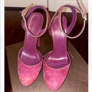 Gucci Sandals Kid Scamosciato/nappa silk